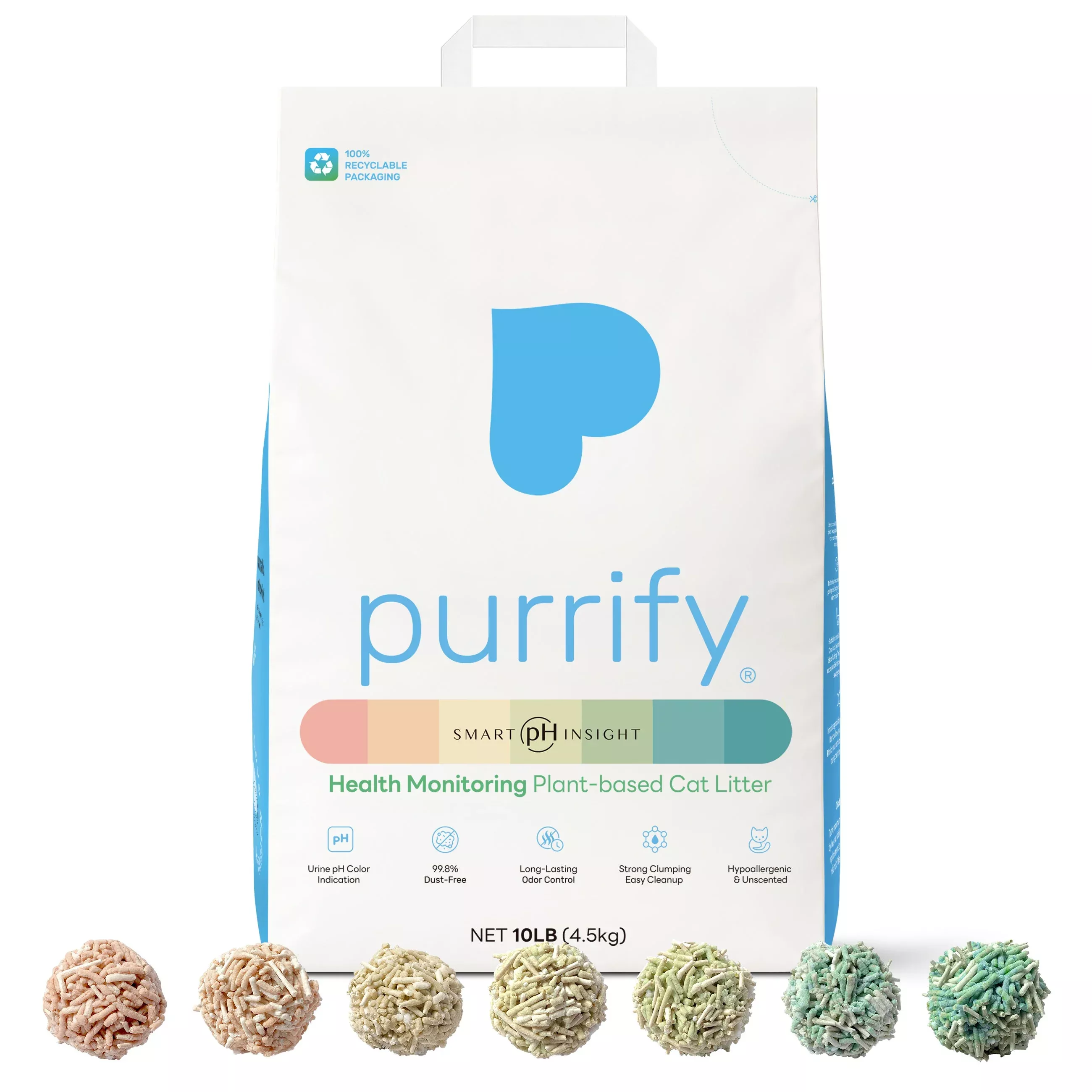 Cat Litter Color Changing Clumping Low Dust