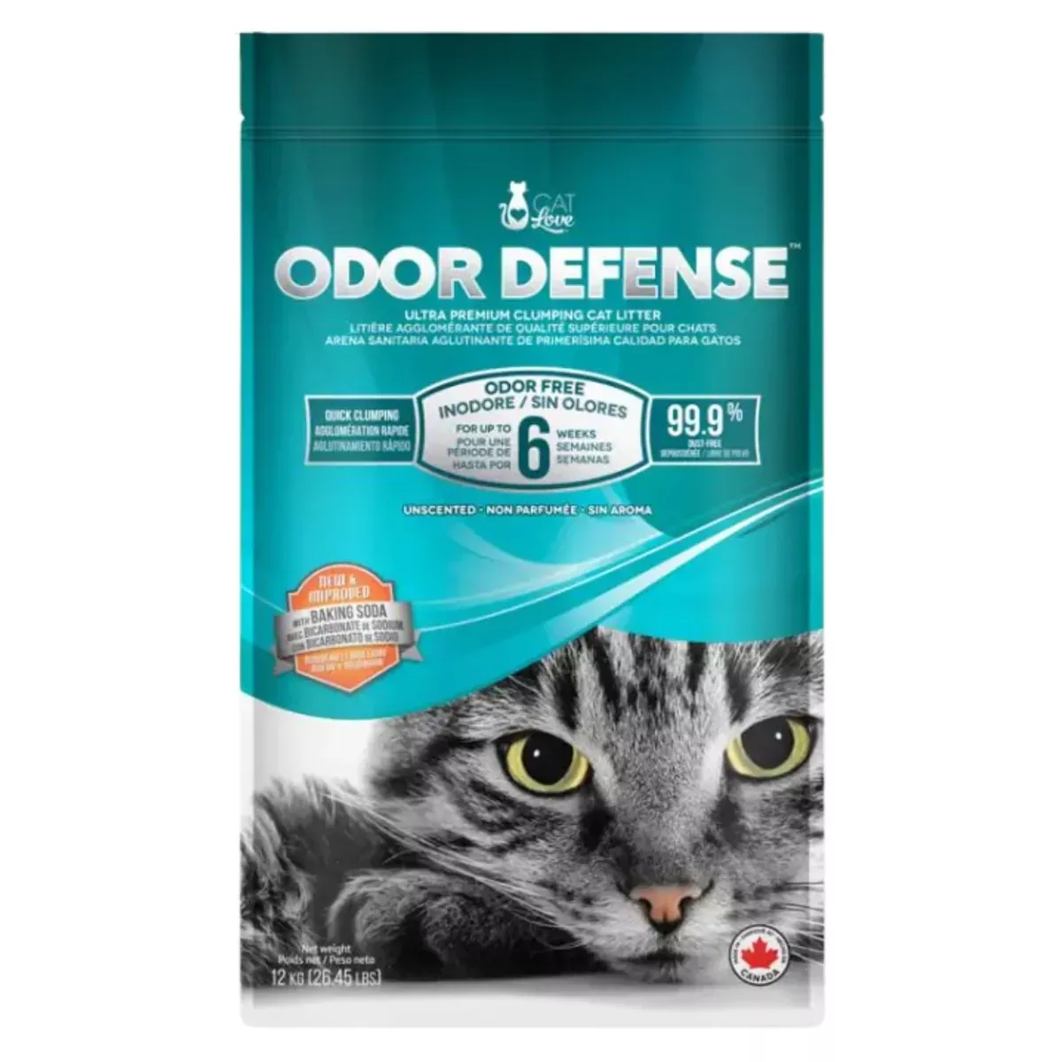 Cat Love Odor Defense Unscented Cat Litter