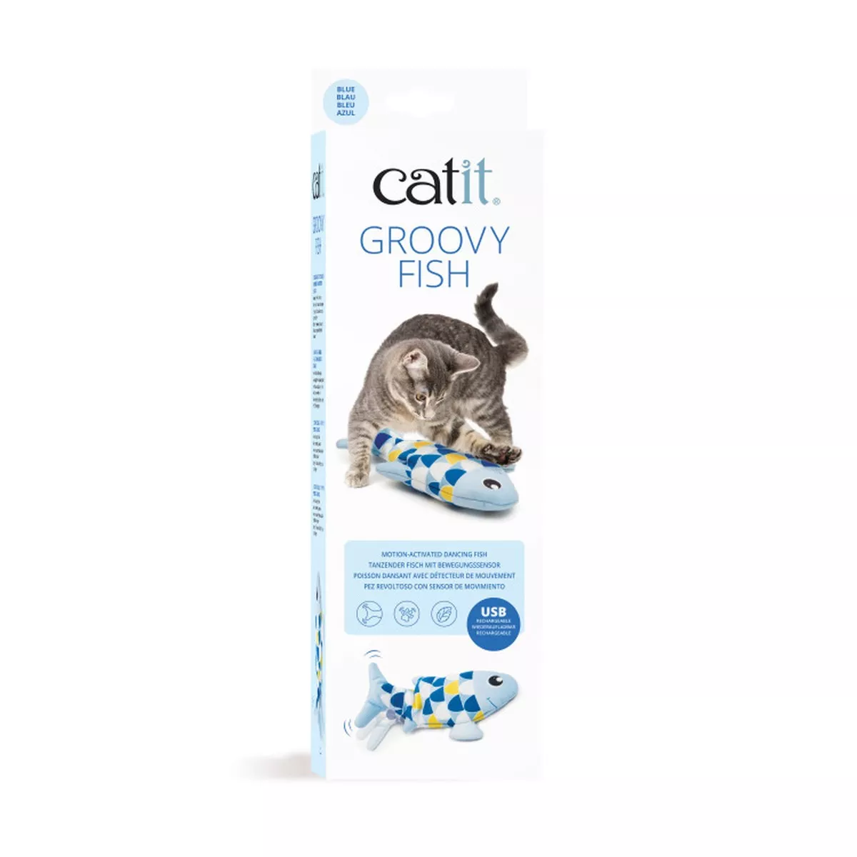 Catit - Groovy Fish - Blue