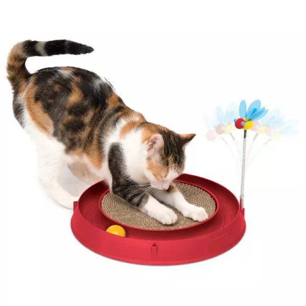 Catit Play Scratch Pad, Bee And Ball