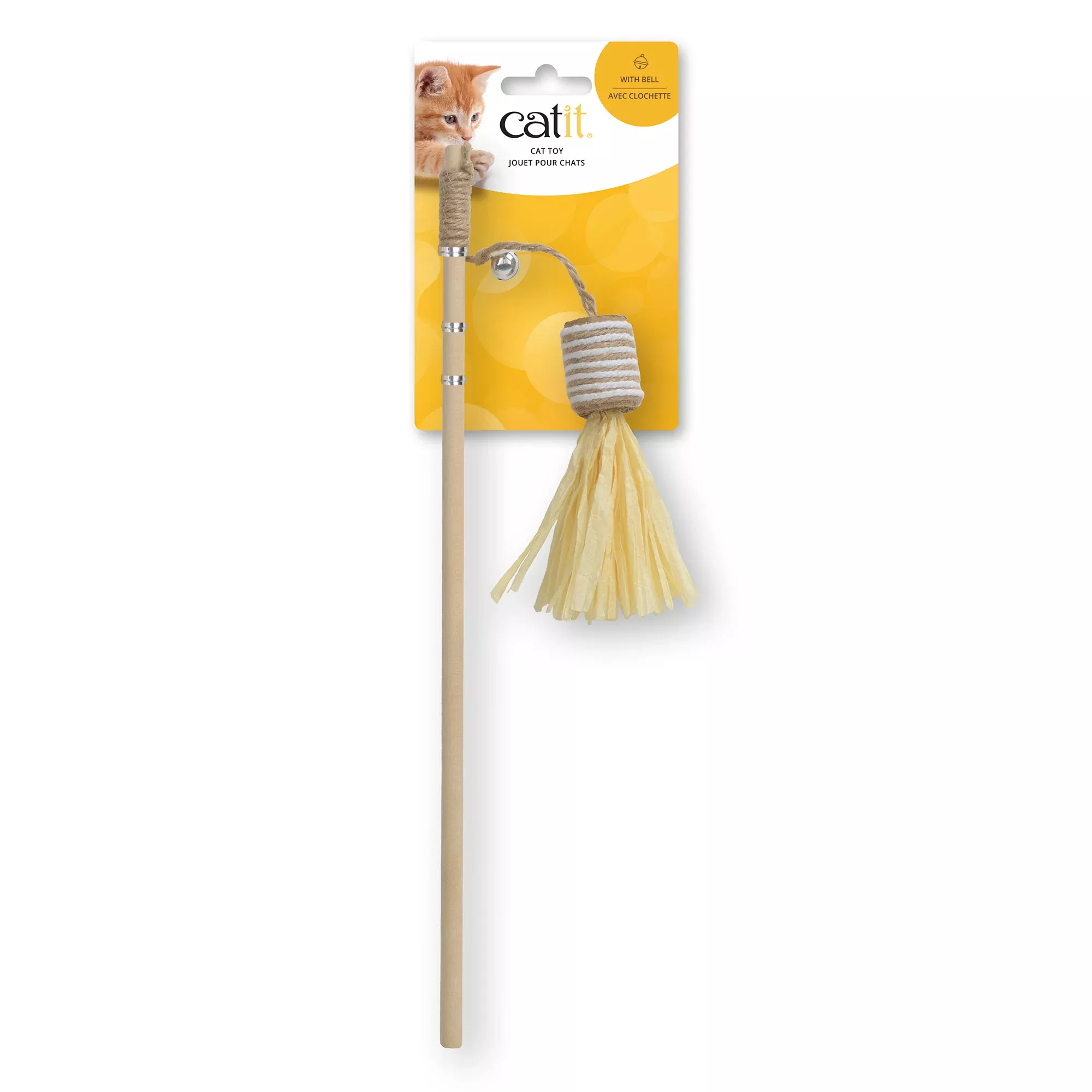 Catit Toy Teaser with Corrugated Roller