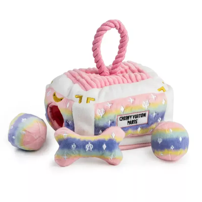 Chewy Vuiton Pink Ombre' Interactive Trunk