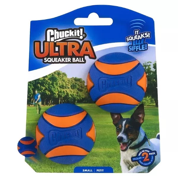 Chuckit! Ultra Squeaker Ball 2 Pack