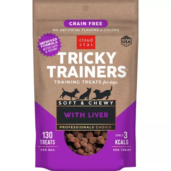 Cloud Star Grain Free Chewy Tricky Trainers - Liver