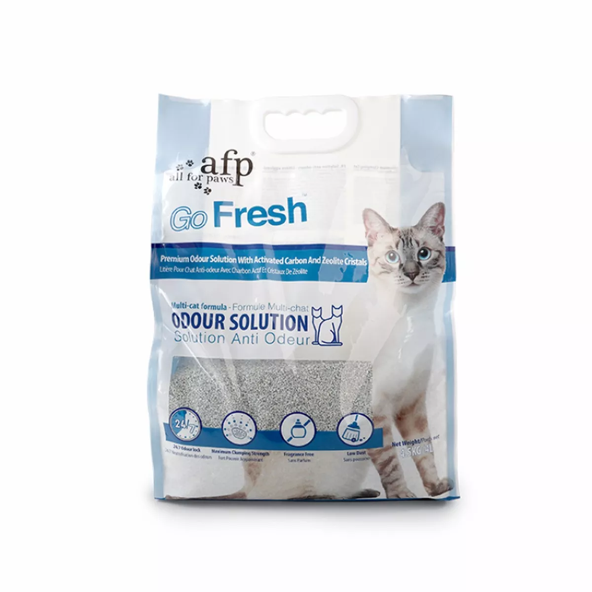 Clumping Cat litter – Activated Carbon/4.5 kg