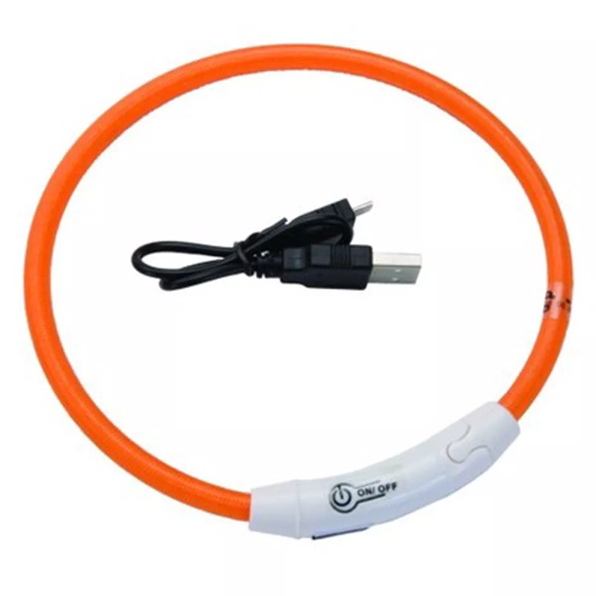 Coastal Dog USB Light Up Neck Ring