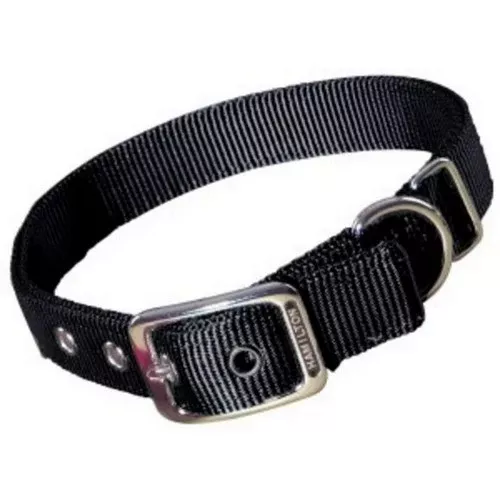 Collar Double Thick 1" 22" Black 1 Each by Hamilton