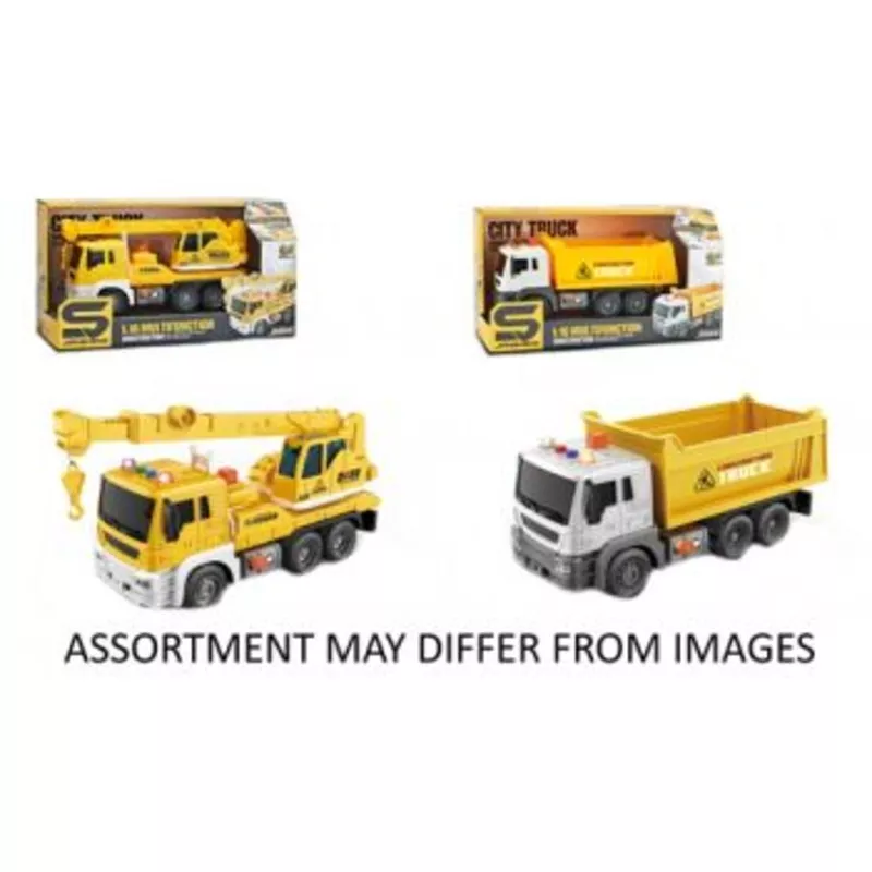 Construction Truck 1:16 Multifunction L&S – Assorted