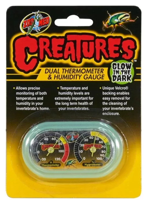 The Creatures™ Dual Thermometer and Humidity Gauge