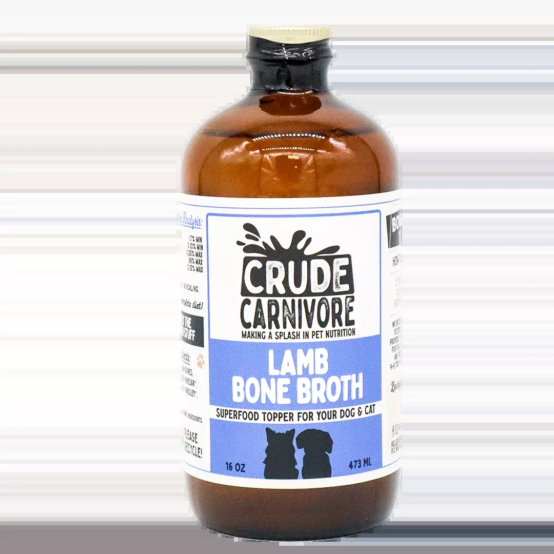 Crude Carnivore | Lamb Bone Broth - 16oz