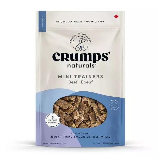 Crumps' Naturals Semi-Moist Mini Trainers - Beef