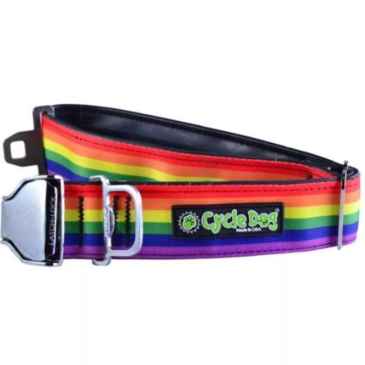 Cycle Dog Fatty Width Collar – Rainbow Pride