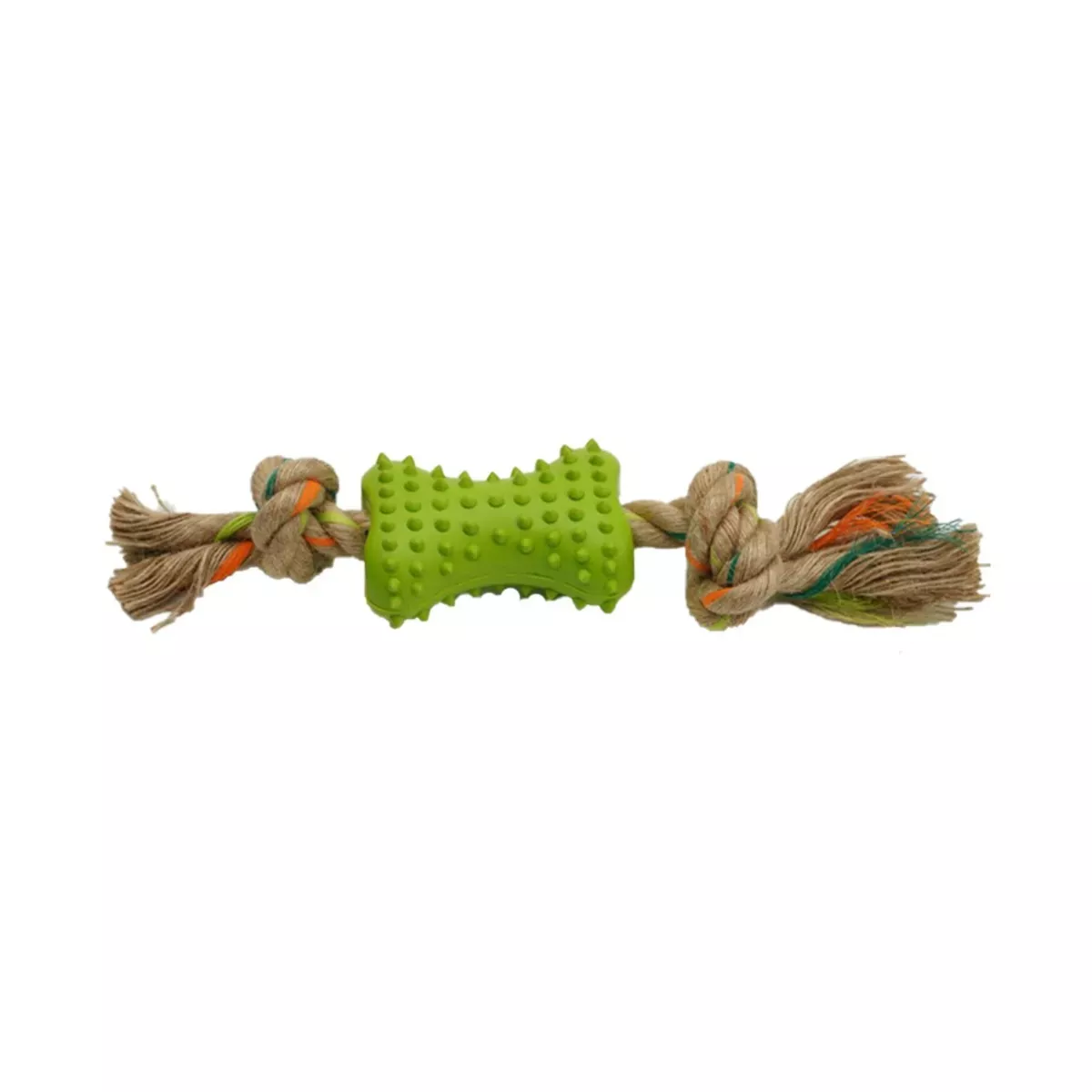 Define Planet Rubber Bone With Hemp Rope Toy