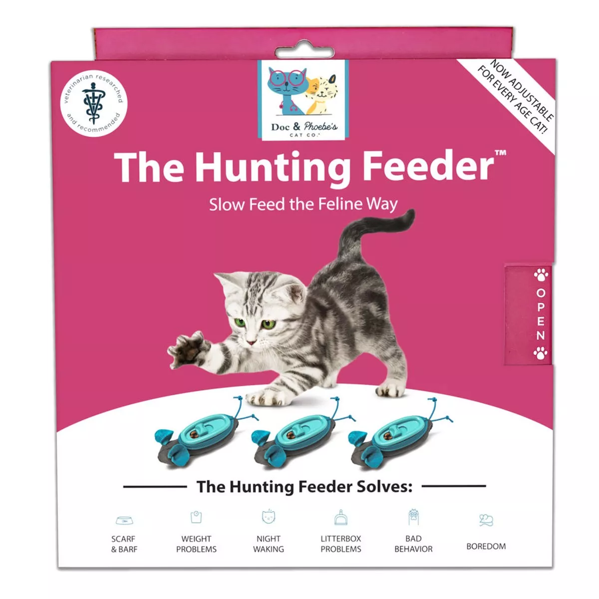 Doc & Phoebes Indoor Hunting Feeder For Cats