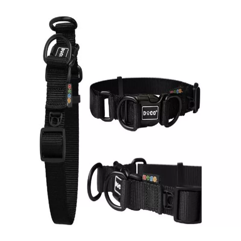 DOCO DDRing Nylon Dog CollarBlack XL