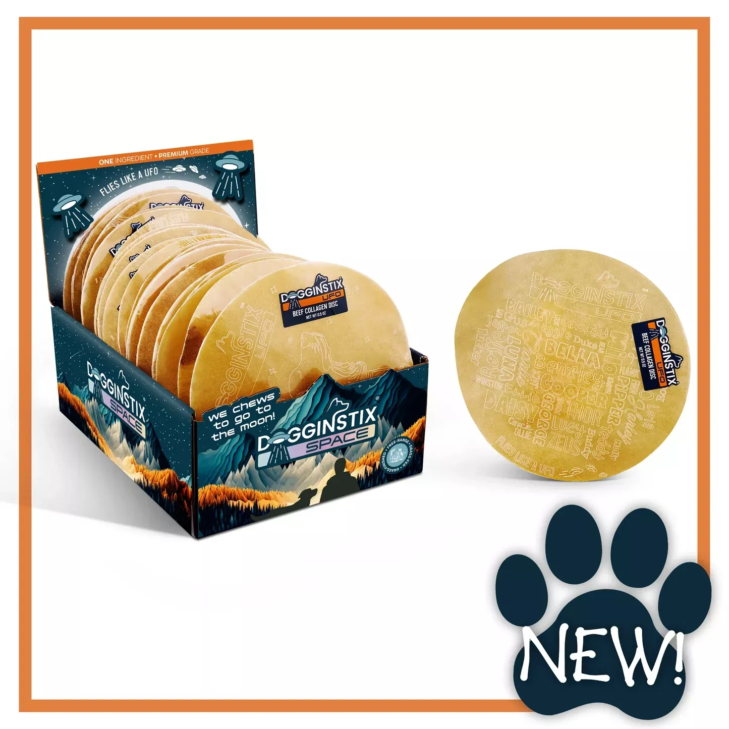 DogginstixBeef Collagen UFO