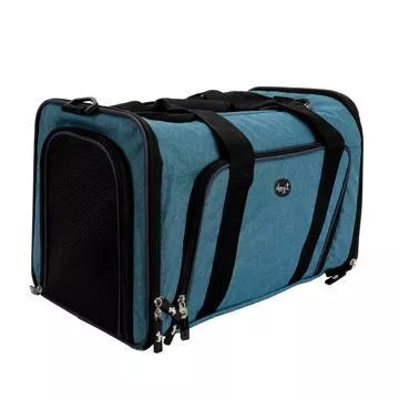 DogIt Explorer Soft Expandable Bag Black & Navy