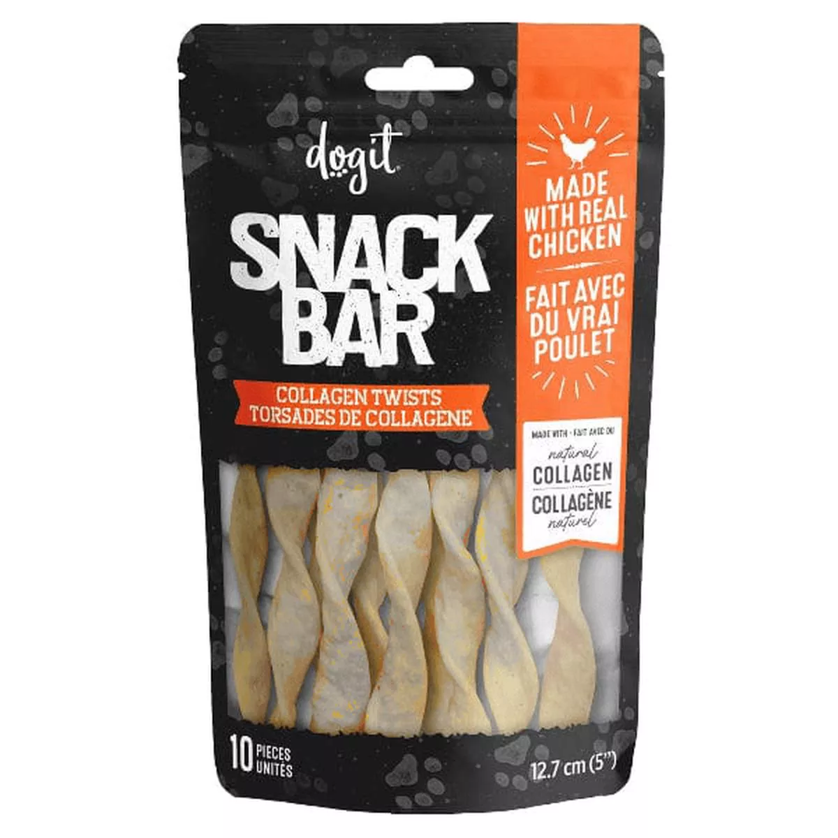 Dogit - Snack Bar - Chicken Collagen Twists