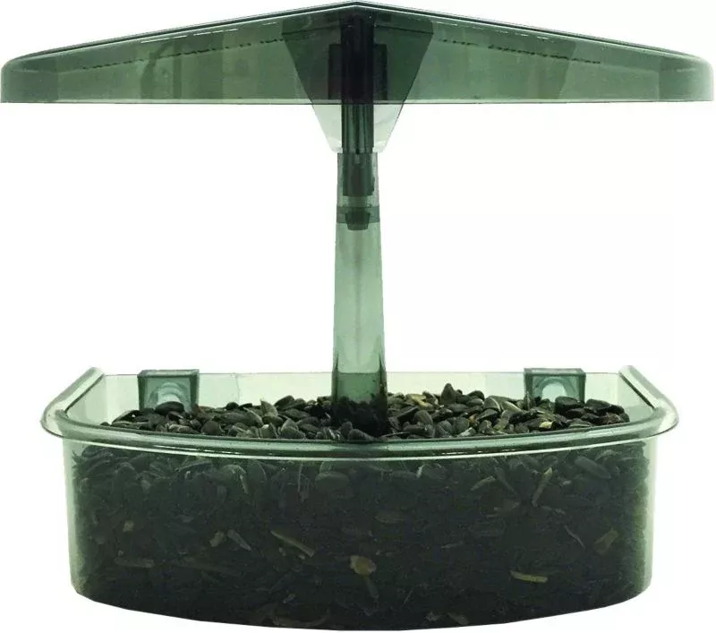 Droll Yankees Observer Window Bird Feeder .5lb Gry