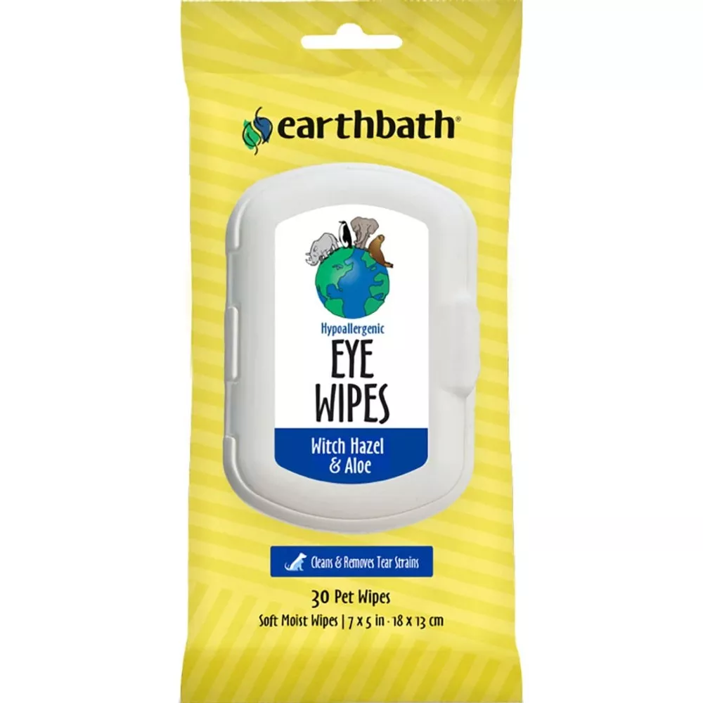 Earthbath Eye Wipes Aloe 30-Count