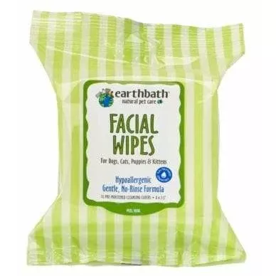 Earthbath Facial Wipes 25ct