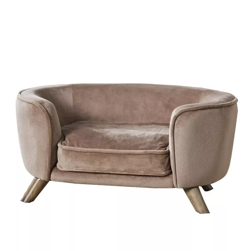 Enchanted Home Pet Romy Beige Pet Sofa