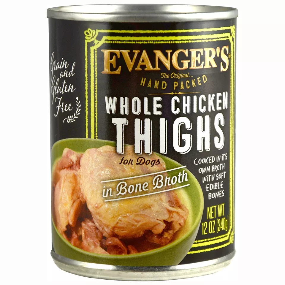 Evangers dog Chicken Thighs 12oz