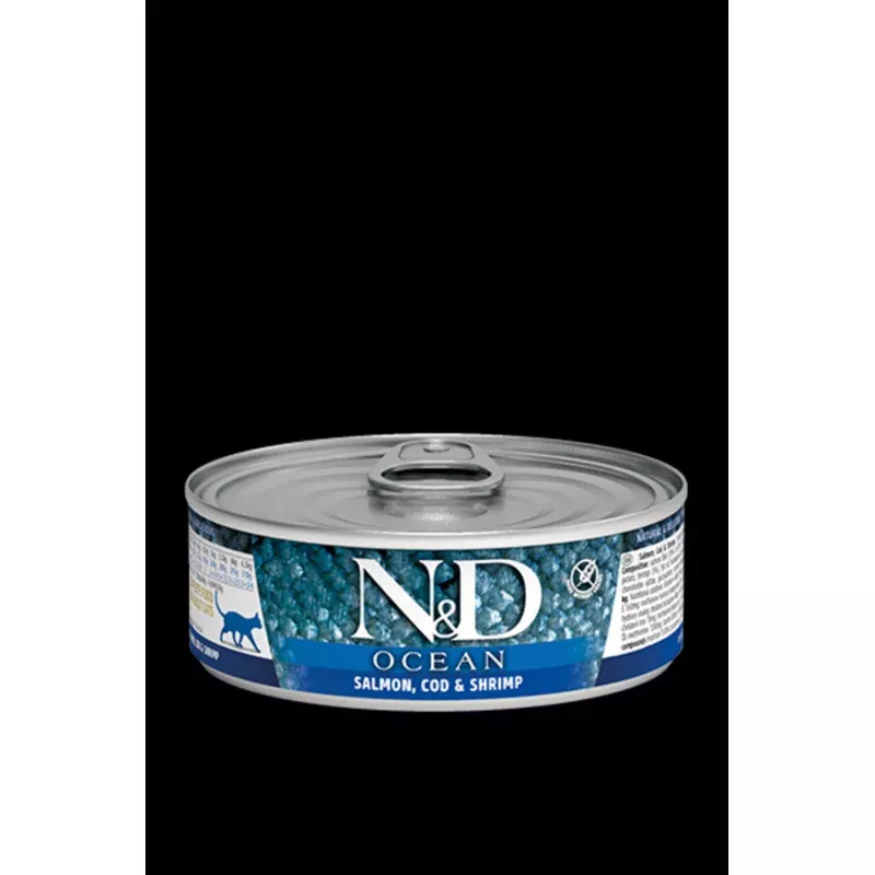 Farmina N&D Ocean Feline Salmon, Cod & Shrimp Stew