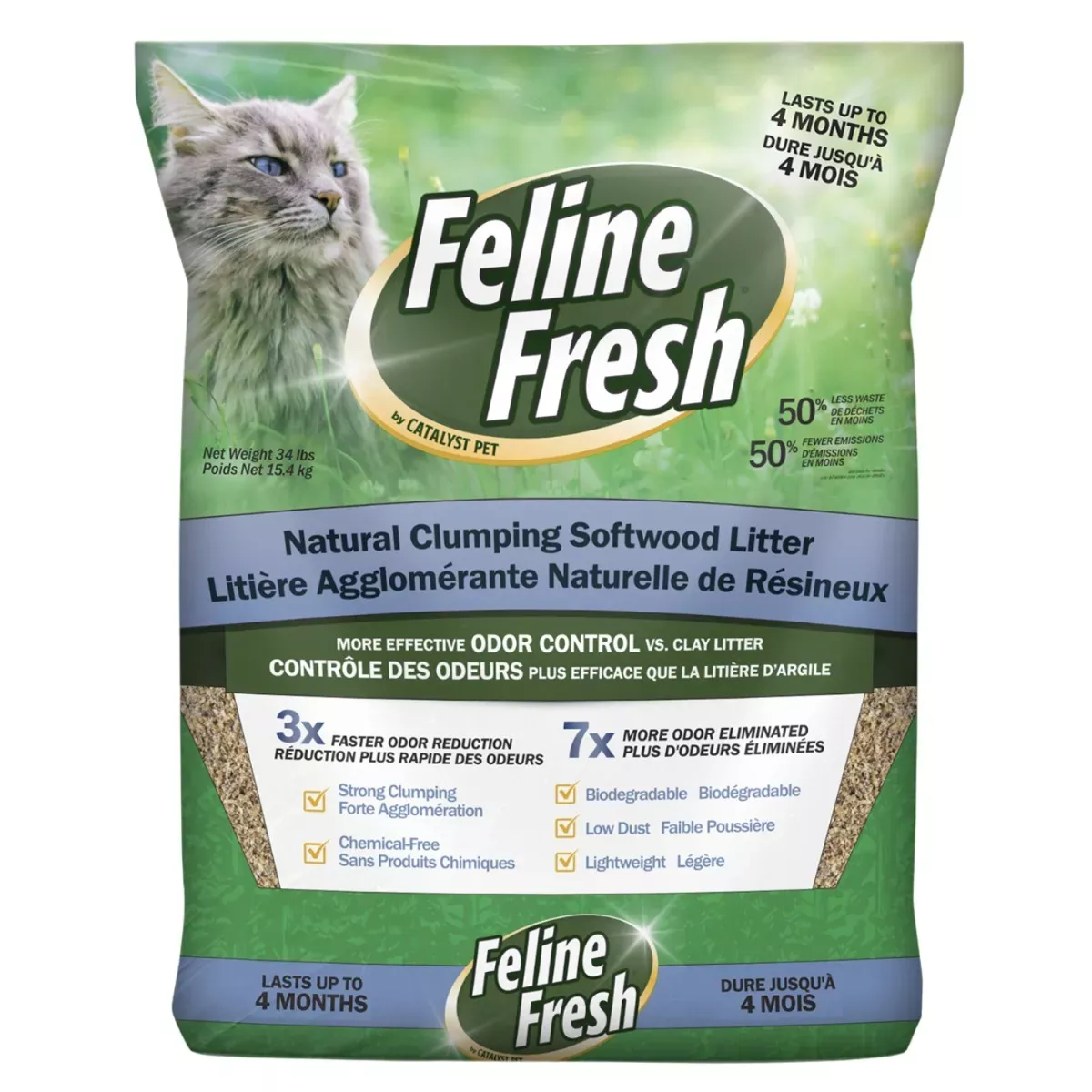 FELINE FRESH - Clumping Pine Cat Litter