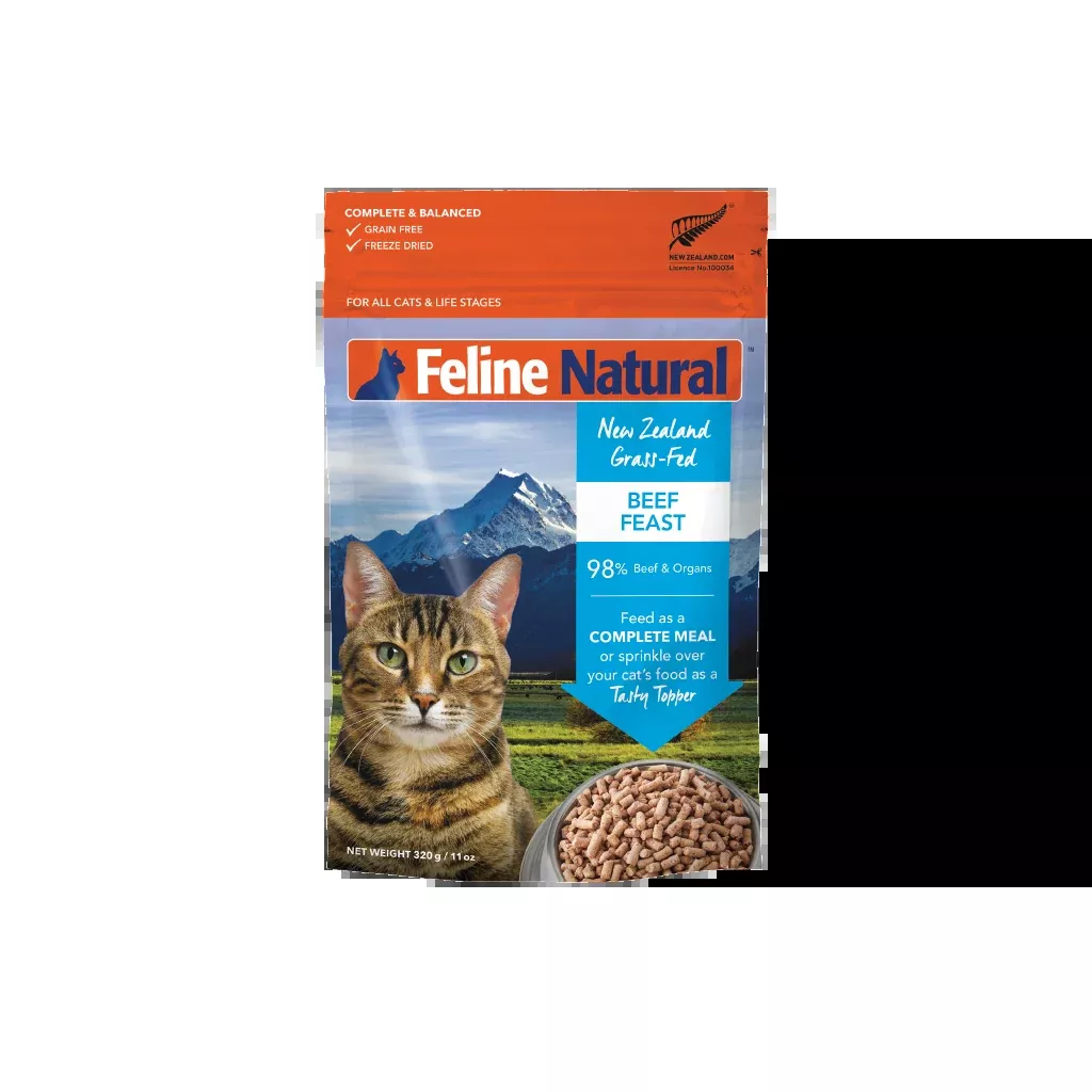 Feline Natural CAT Beef Feast freeze-dried 11oz