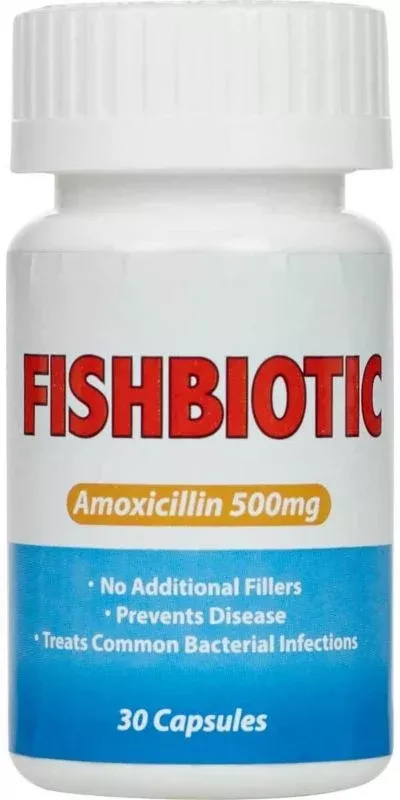 Fishbiotic Amoxicillin 500MG 30 Count