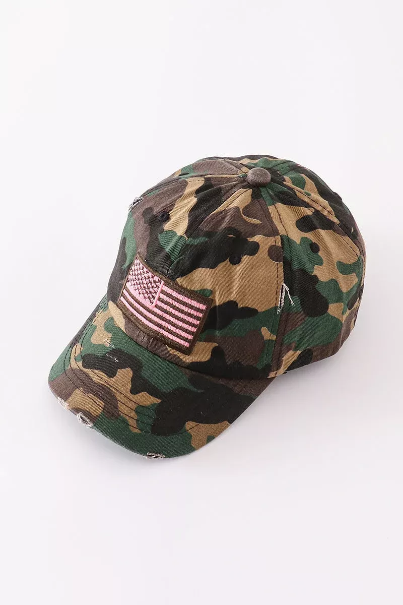 Flag Baseball Cap Mom & Me