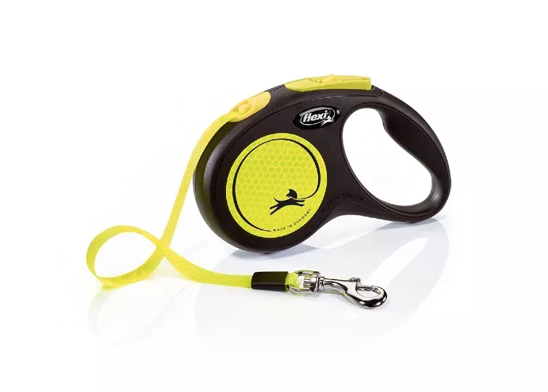 Flexi Neon Retractable Tape Leash