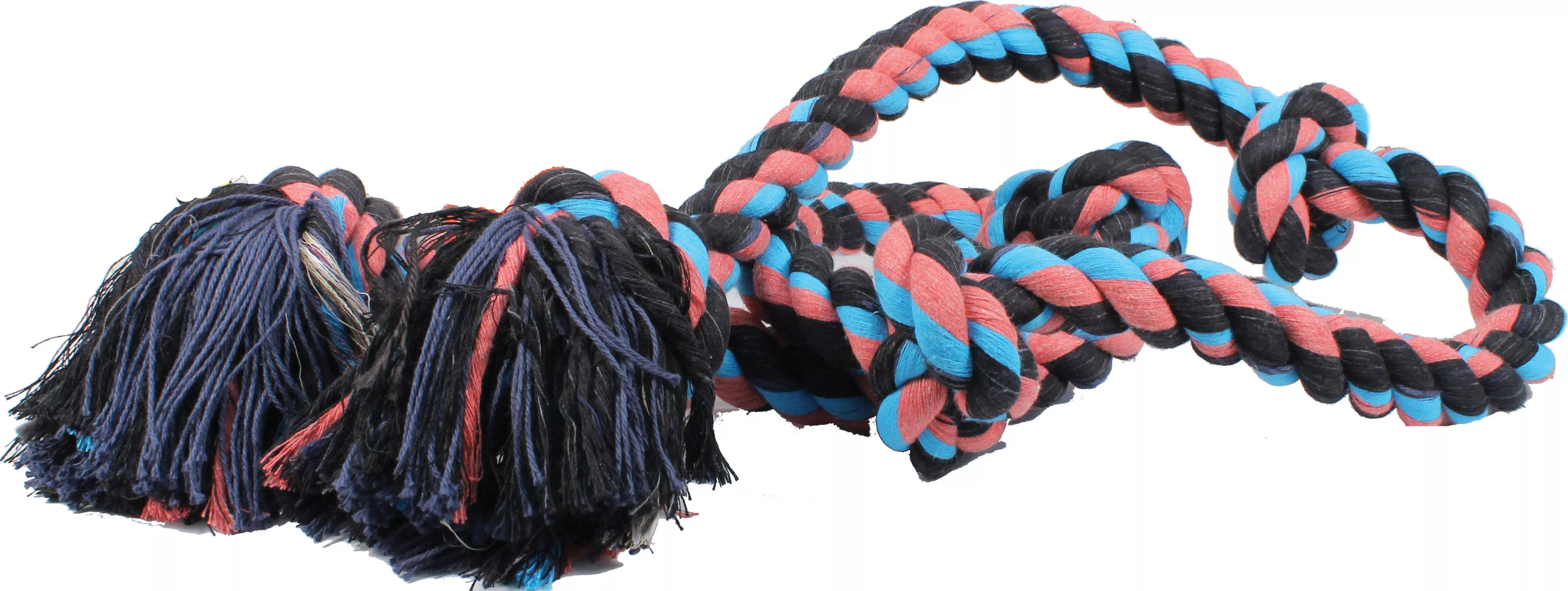 Flossy Chews Color 5 Knot Rope Tug