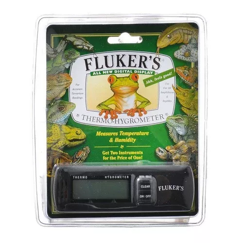 Flukers, Digital Thermo-Hygrometer, 1 Pack