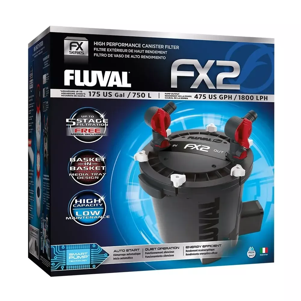 Fluval FX2 Canister Filter, up to 175 Gal