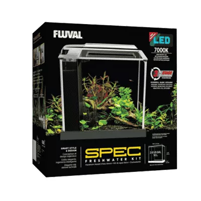 Fluval Spec 3 Aquarium 2.6 Gal Black