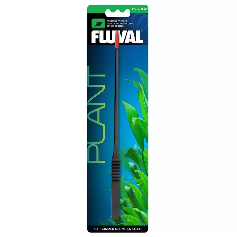 Fluval Straight Forceps Carbonized Steel