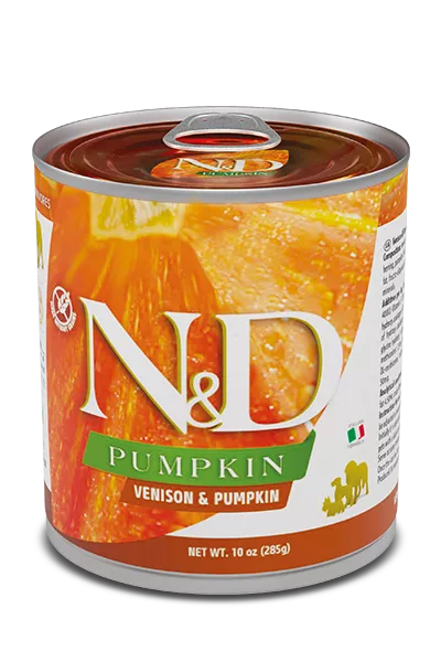 FND P VENISON/PUMPKIN 10 OZ
