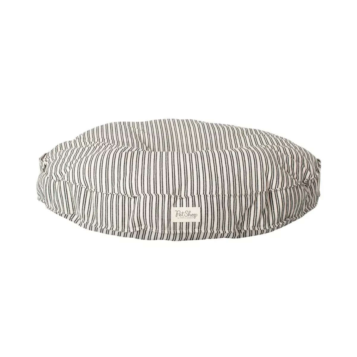 Fringe PetShop Round Tufted Dog Bed - Yarn Dye Stripe