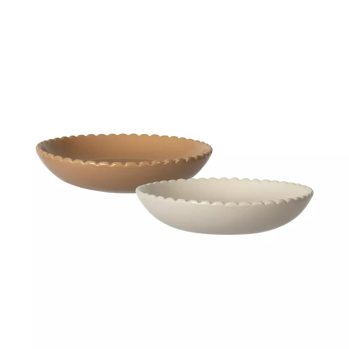 Fringe PetShop Stoneware Cat Saucer - Scalloped