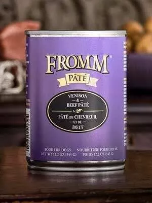 Fromm Can Dog Venison & Beef Pate' 12.2 oz