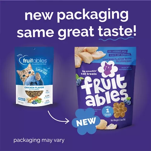 Fruitables Cat Treat Chicken & Blueberry