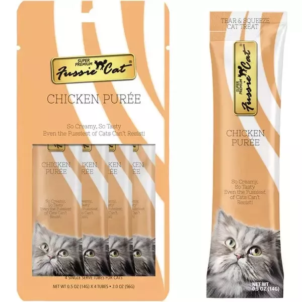 Fussie Cat Chicken Puree Treat