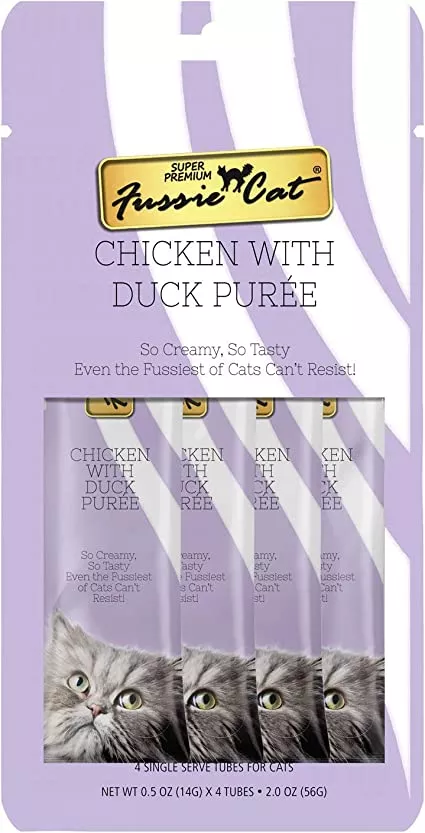 Fussie Cat Chicken With Duck Puree Cat Food