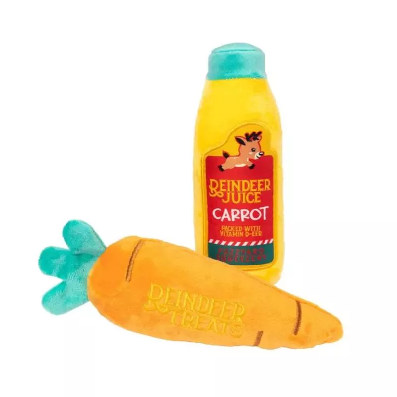 FuzzYard Christmas Dog Toy (Reindeer’s Lunch 2pc)