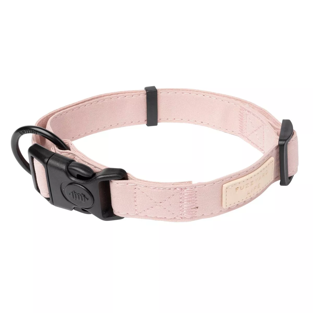 FuzzYard Life Dog Collar Soft Blush Large