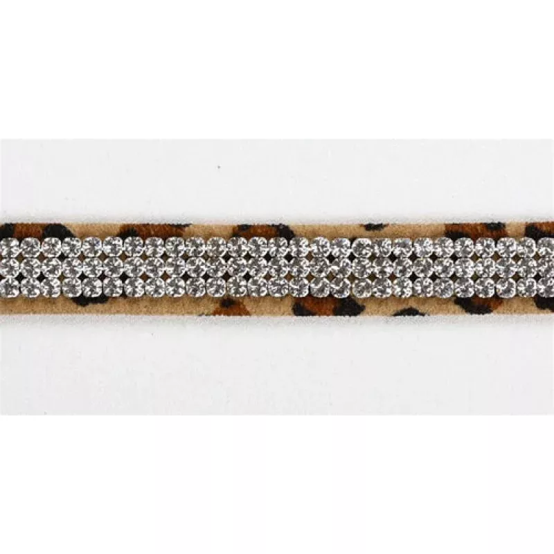Giltmore Triple Row Collar - Cheetah