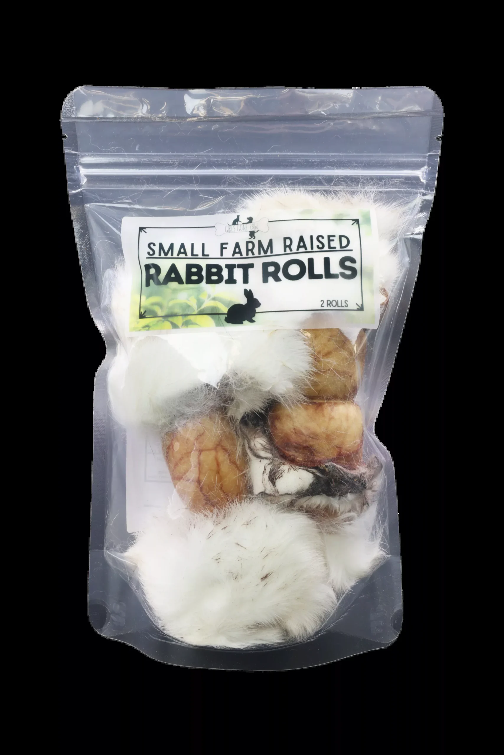 Girls Gone Raw | Rabbit Hide Rolls, 2pk