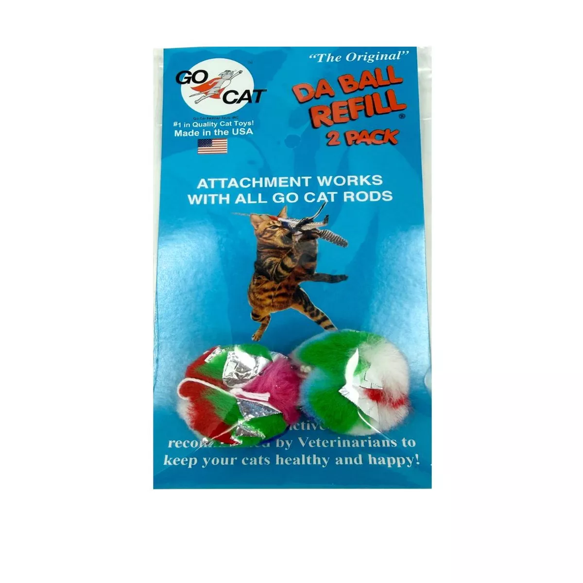 Go Cat Da Ball Refill 2 Pack